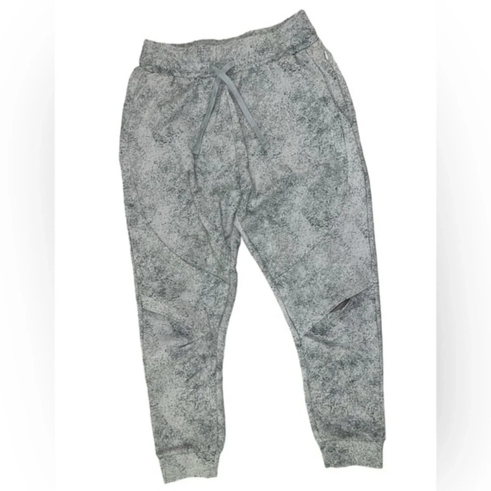 Gymshark Chalk Gray and White Joggers